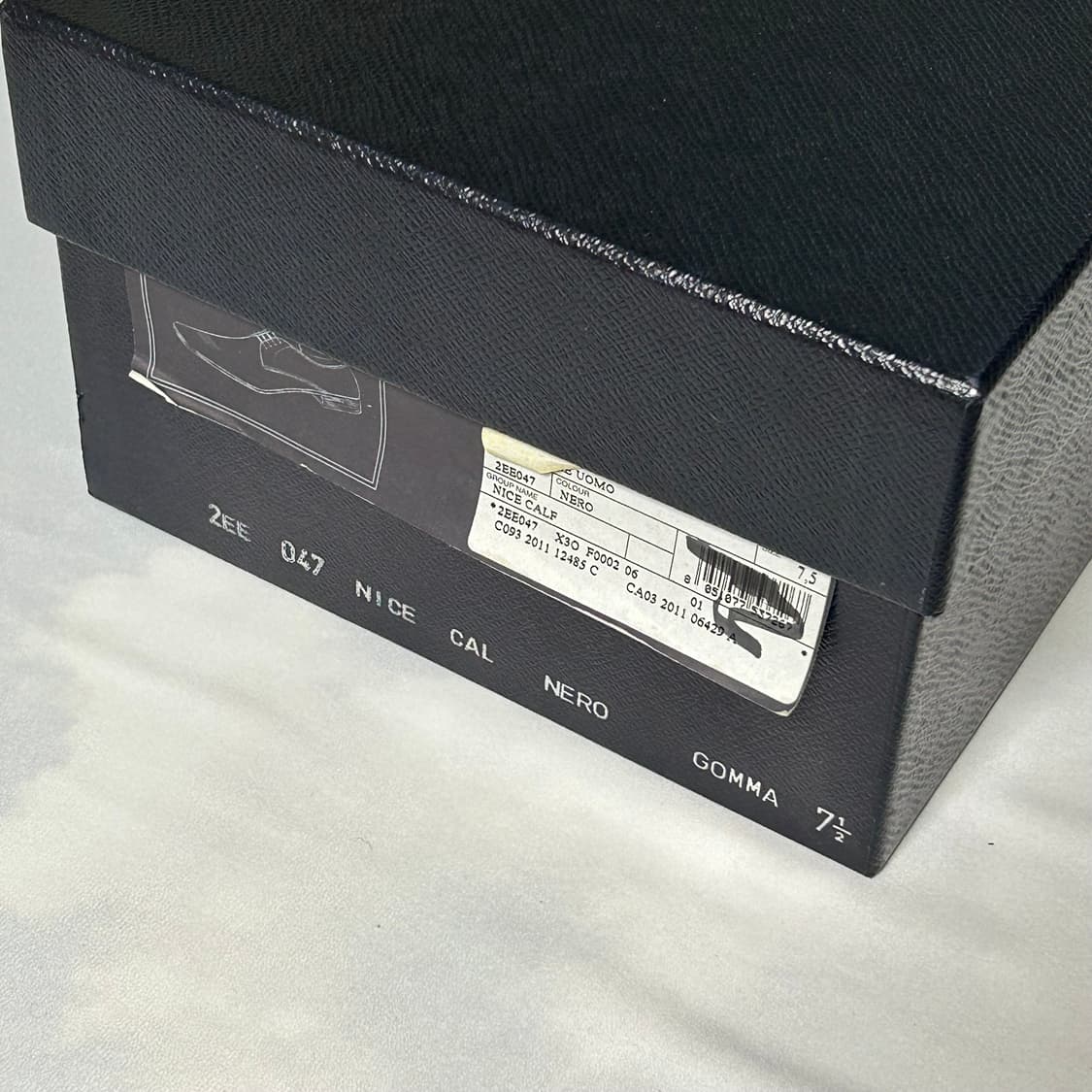 Prada classic semi square toe derby 상품이미지8