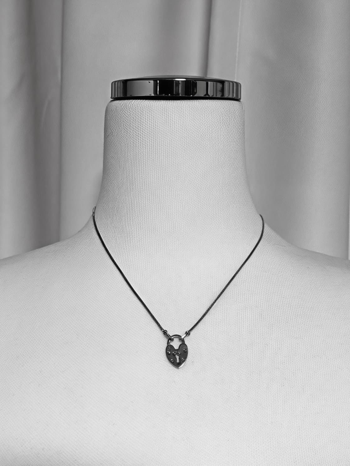 [정품] 디올 하트 자물쇠 목걸이 상품이미지2