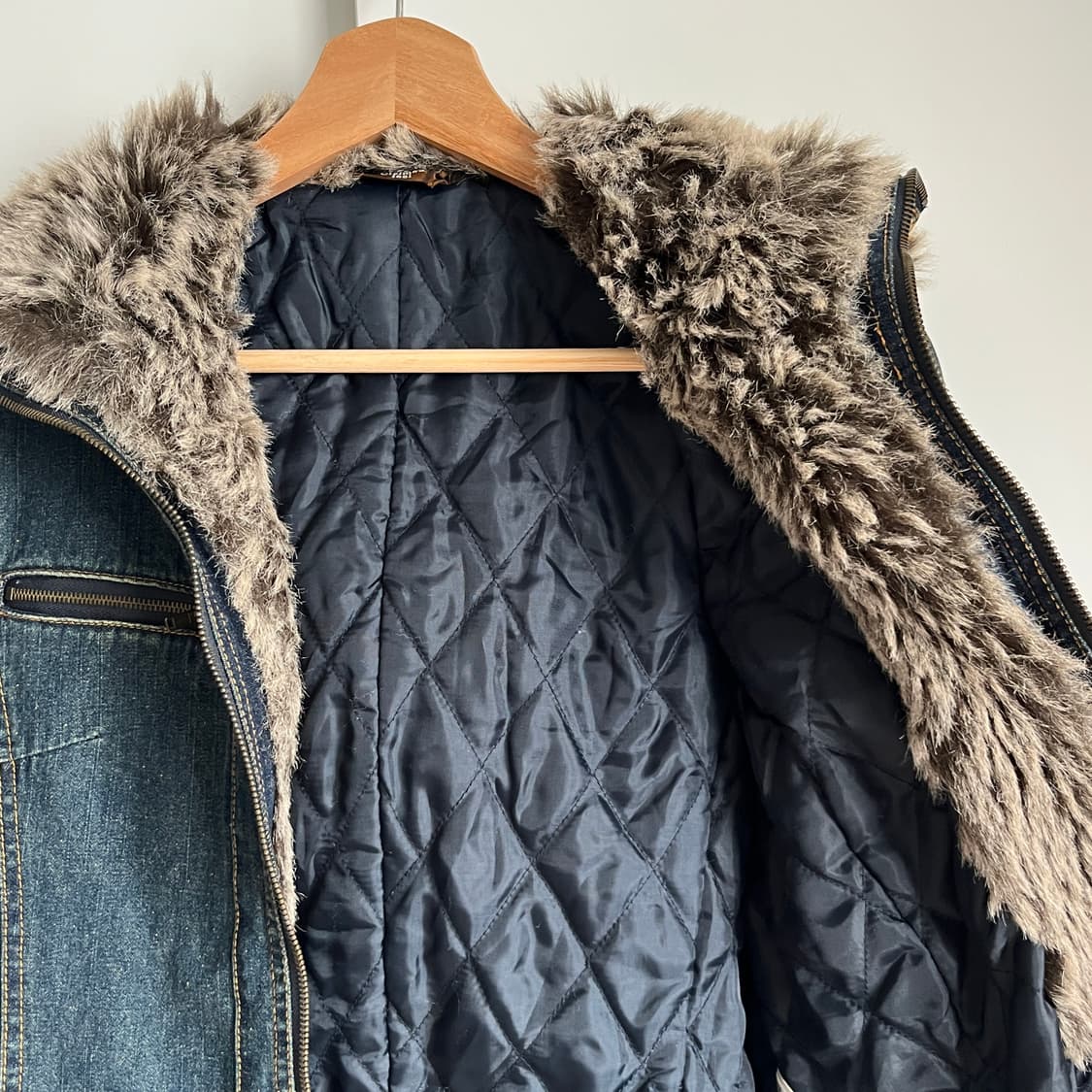 RECLAIMEDFEEL denim fake fur Jacket 상품이미지7