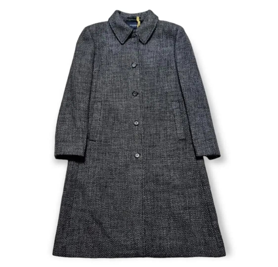 (uk8 여성 55) 버버리 헤링본 울 트위드코트 버버리코트 상품이미지6