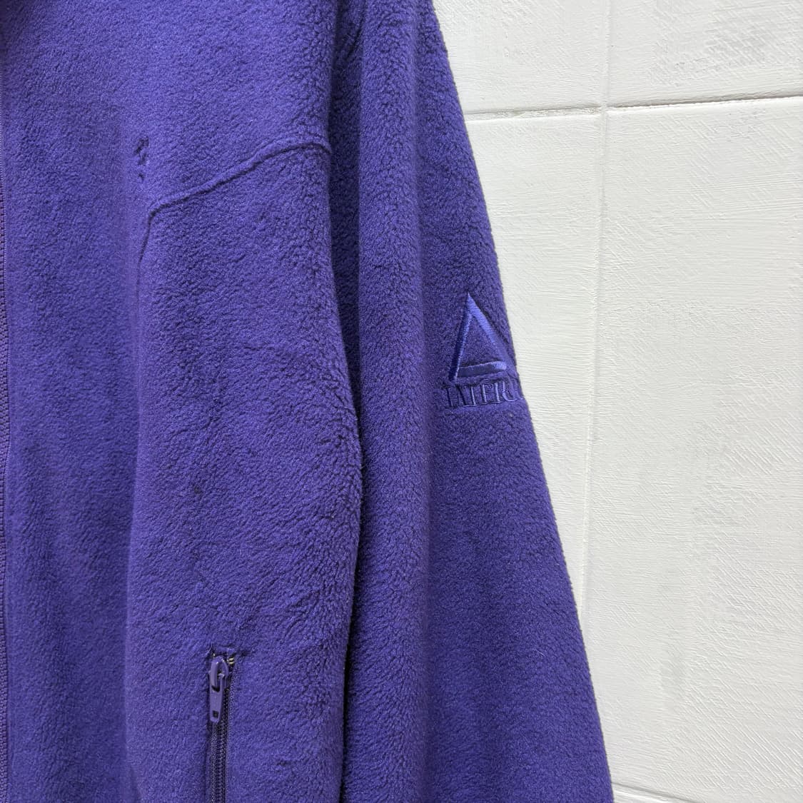 LATERRA fleece 플리스 후리스 퍼플 집업 자켓 (JAPAN) 상품이미지3