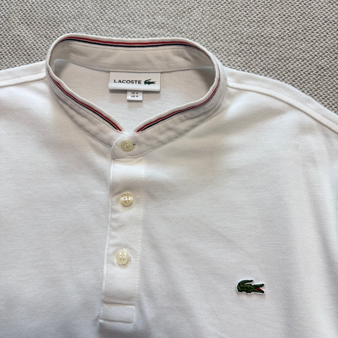 라코스테 차이나넥 반팔 카라티 상품이미지2