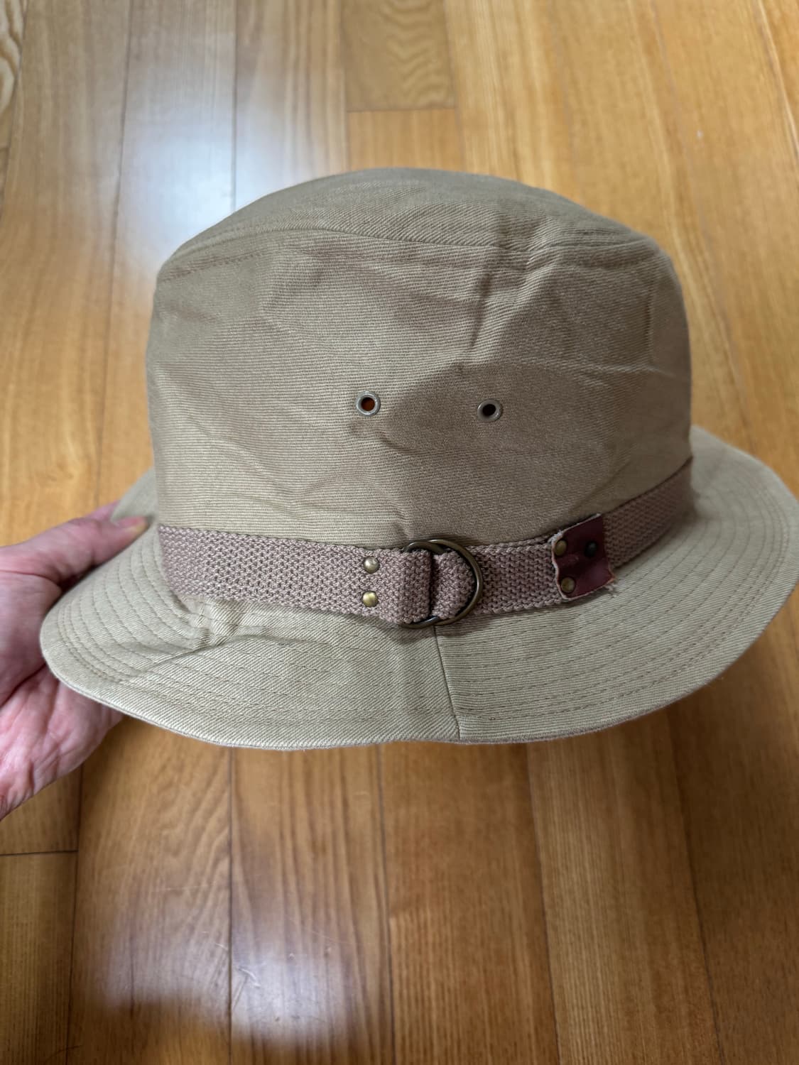 미제 면 페도라 모자 빈티지 상품이미지4