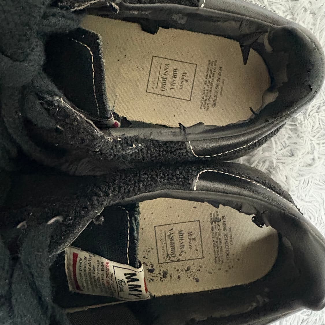 희귀매물) 메종 미하라 야스히로 블랙 42사이즈 상품이미지2