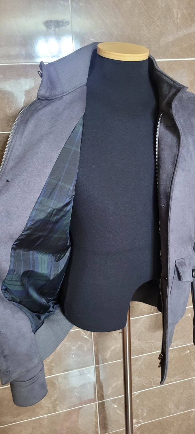 (남성95사이즈) 다니엘크레뮤 도톰스웨이드 자켓 상품이미지7