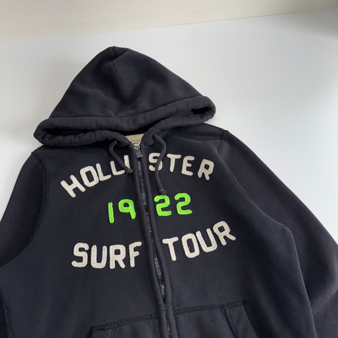 Hollister 홀리스터 스펠아웃로고 네이비 후드집업 상품이미지4