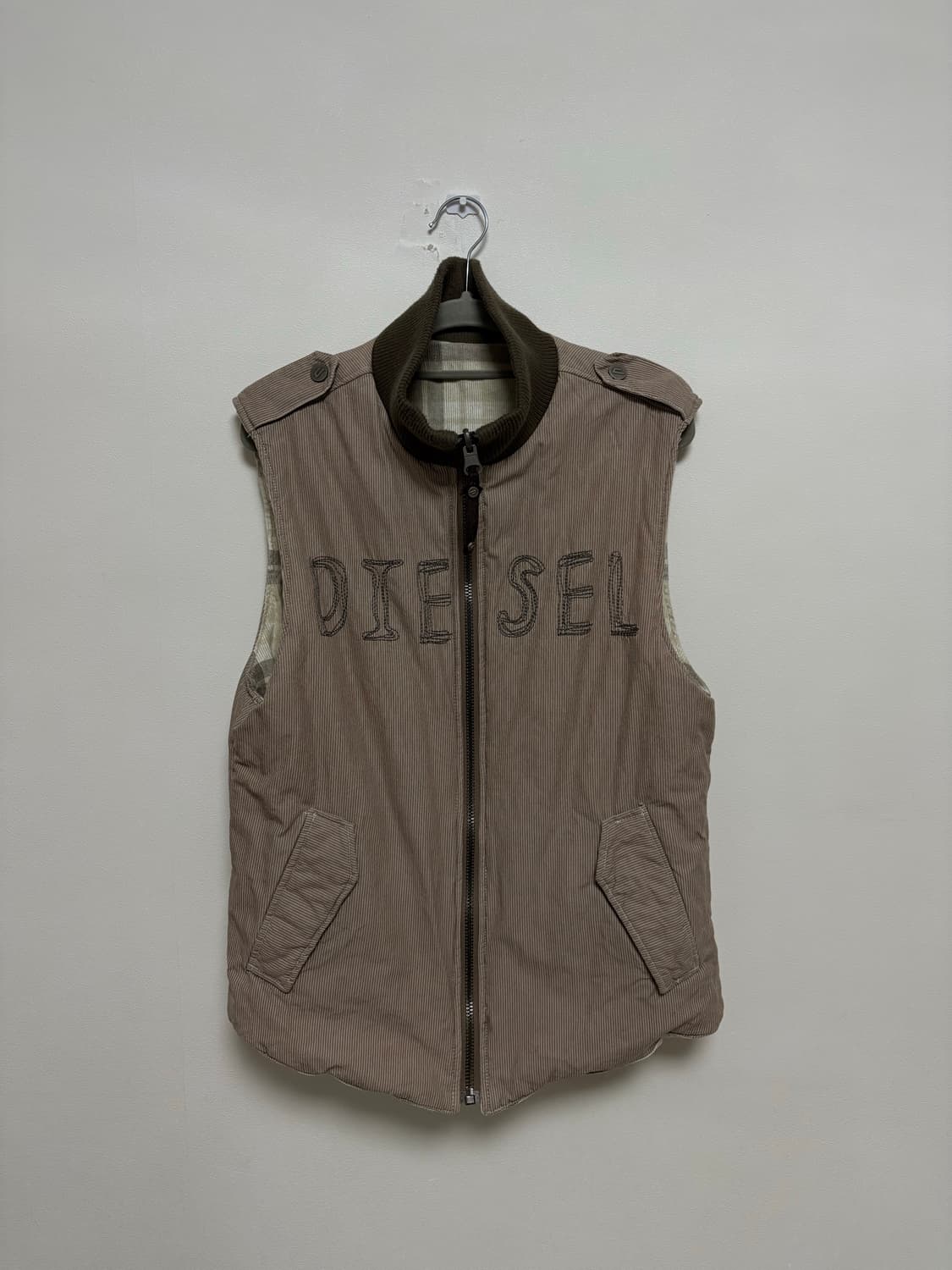 디젤 리버시블 양면 베스트 조끼 상품이미지5