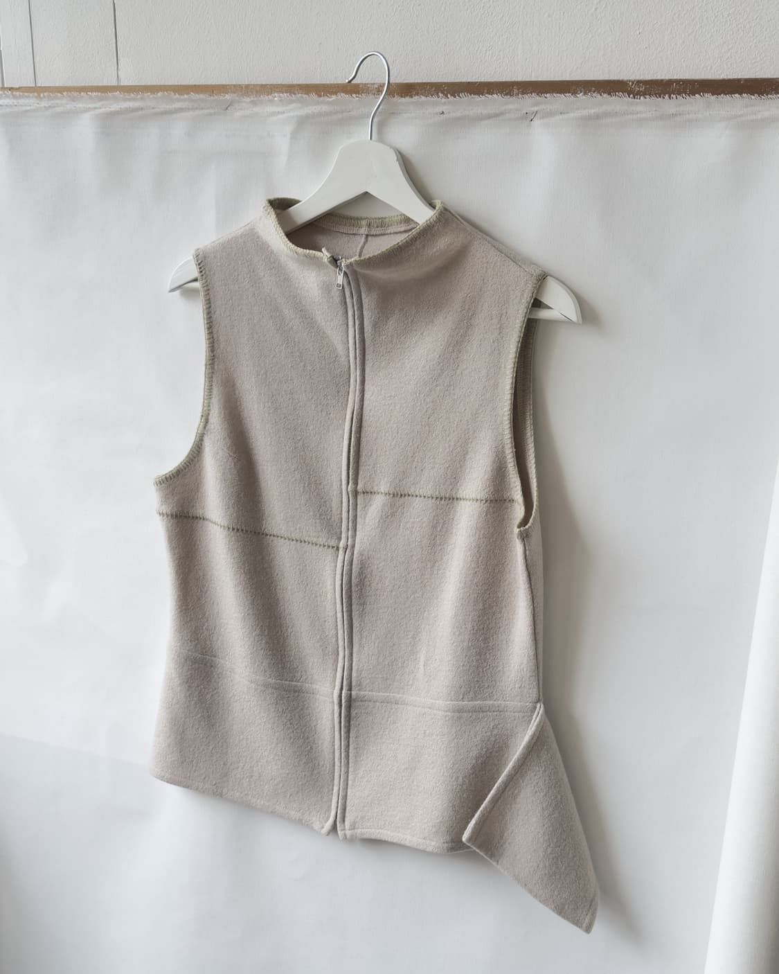 [KEIKO KISHI] wool unbalance sleeveless 상품이미지1