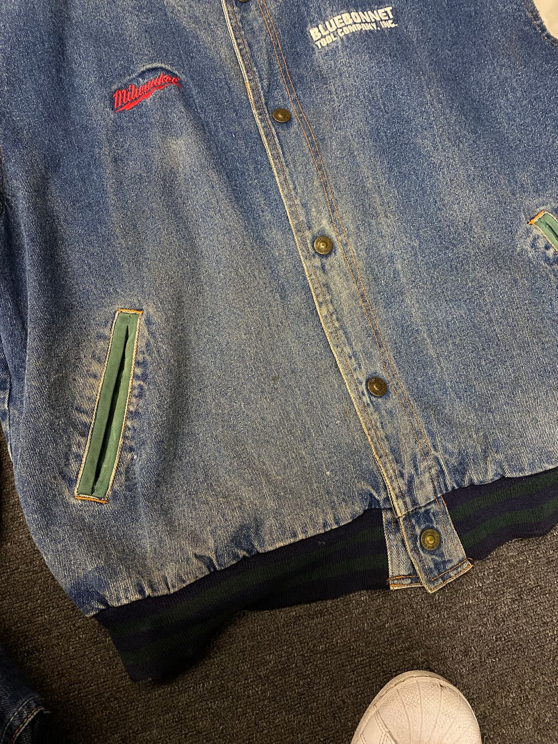 Boa 보어 어센틱 데님 바시티 자켓 상품이미지7