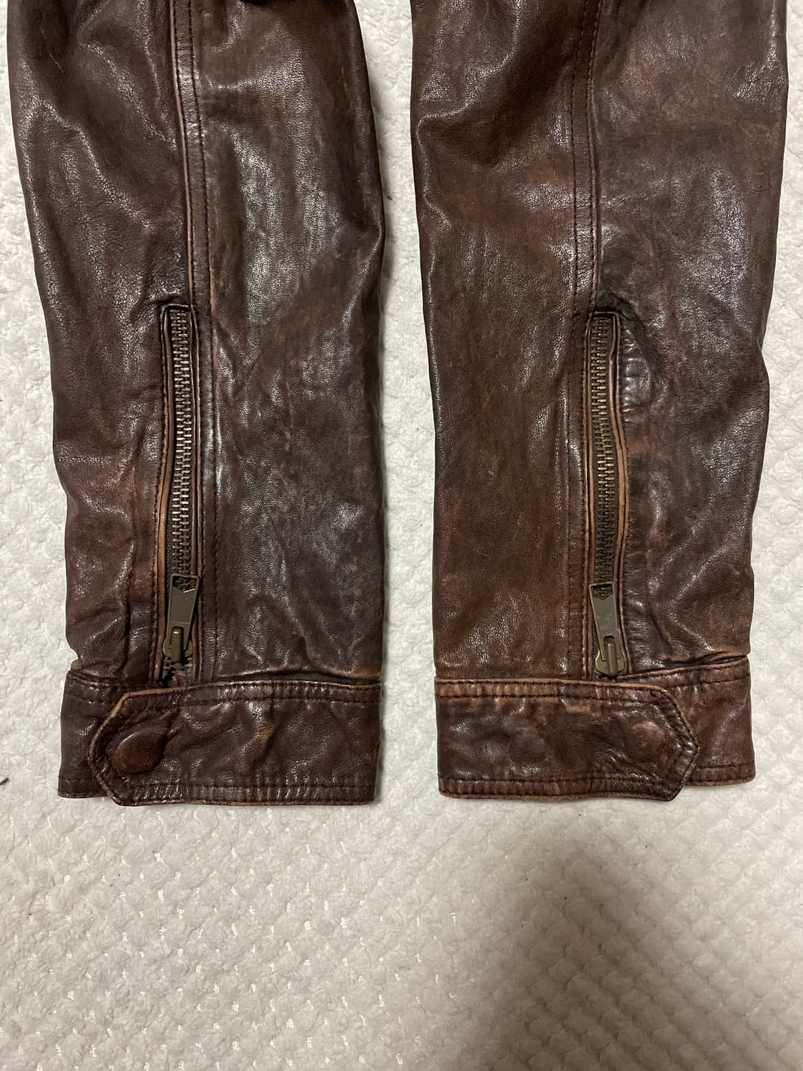 [48] PULF FICTION 레더파크 웨스턴 무드 양가죽 레더 자켓 상품이미지8