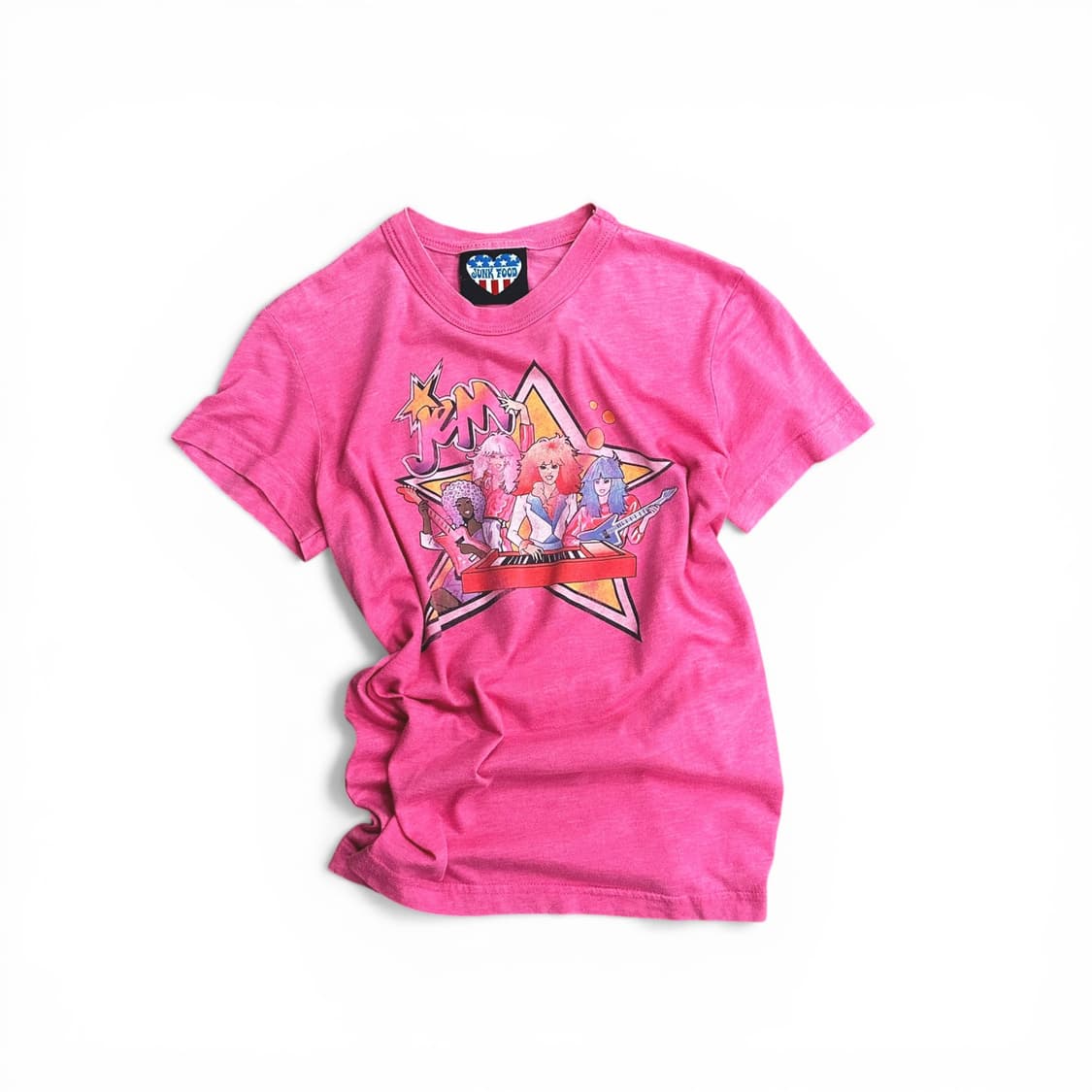 Pink Punk Graphic Crop Top 상품이미지1