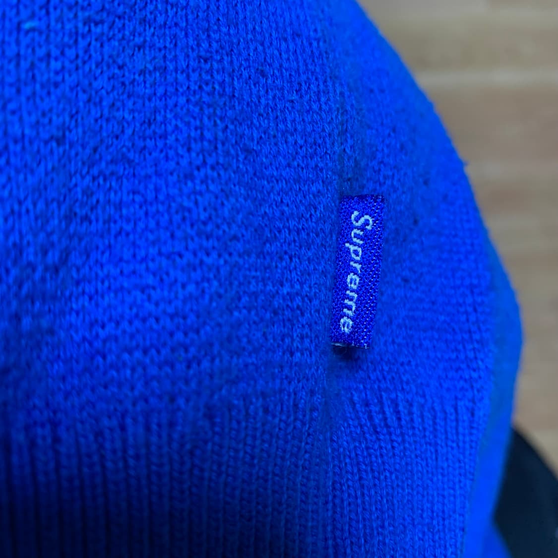 슈프림 13FW 헤이트 스웨터 니트 블루 미디엄 상품이미지5