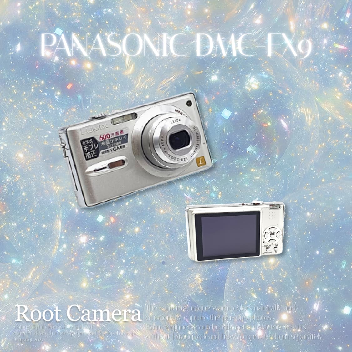 파나소닉 DMC-FX9  실버 메탈릭✨ 빈티지 디카 디지털카메라 상품이미지1