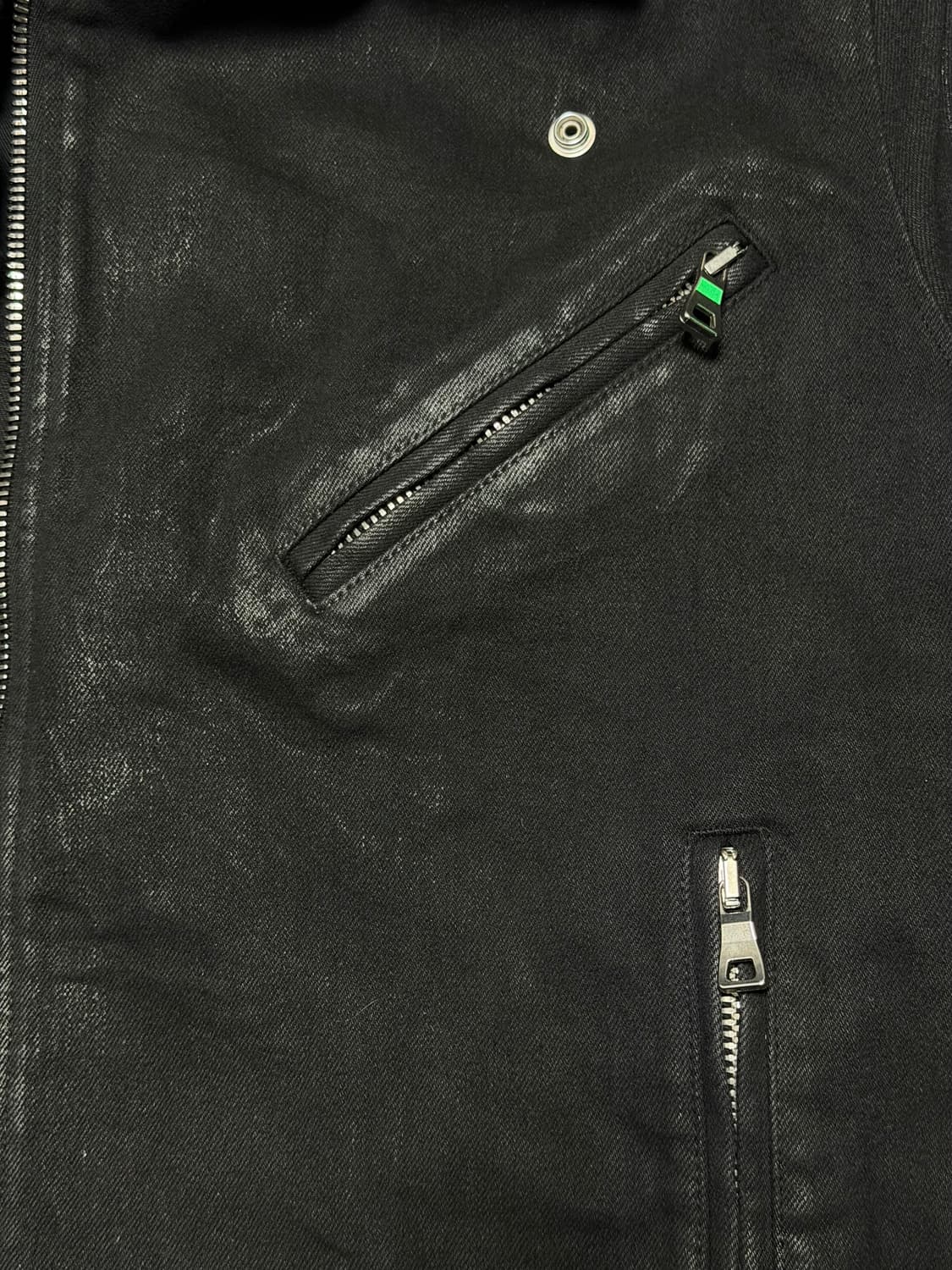 발망 15ss 왁스 코팅 라이더 자켓 상품이미지3