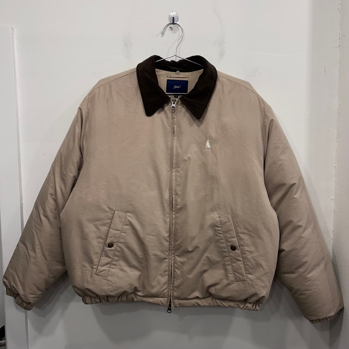 예일 덕다운 스몰도기 코듀로이 카라 봄버자켓 상품이미지2