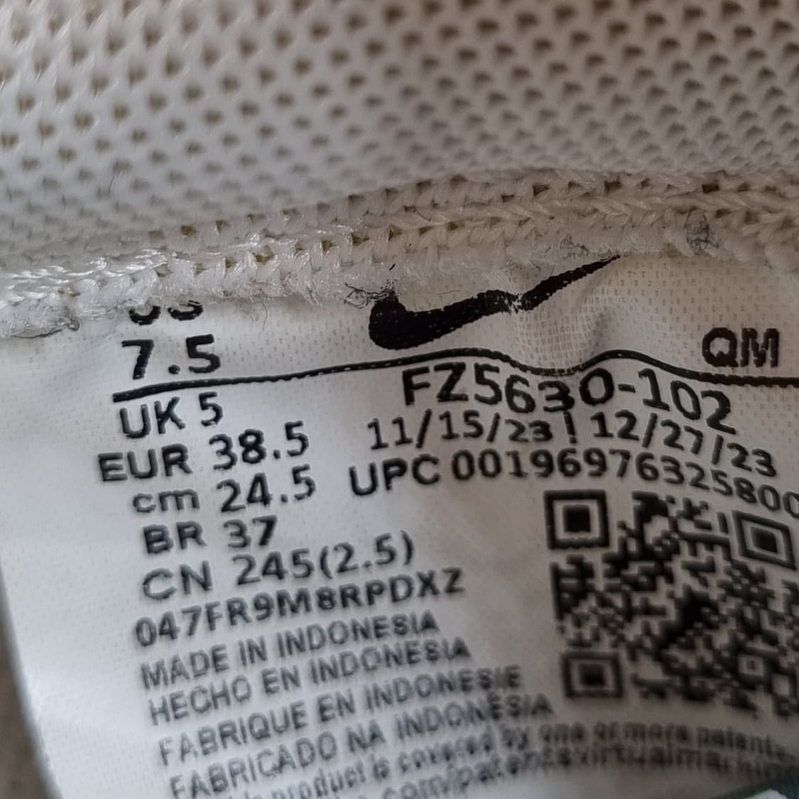 나이키 킬샷2 레더 스니커즈 245 상품이미지6