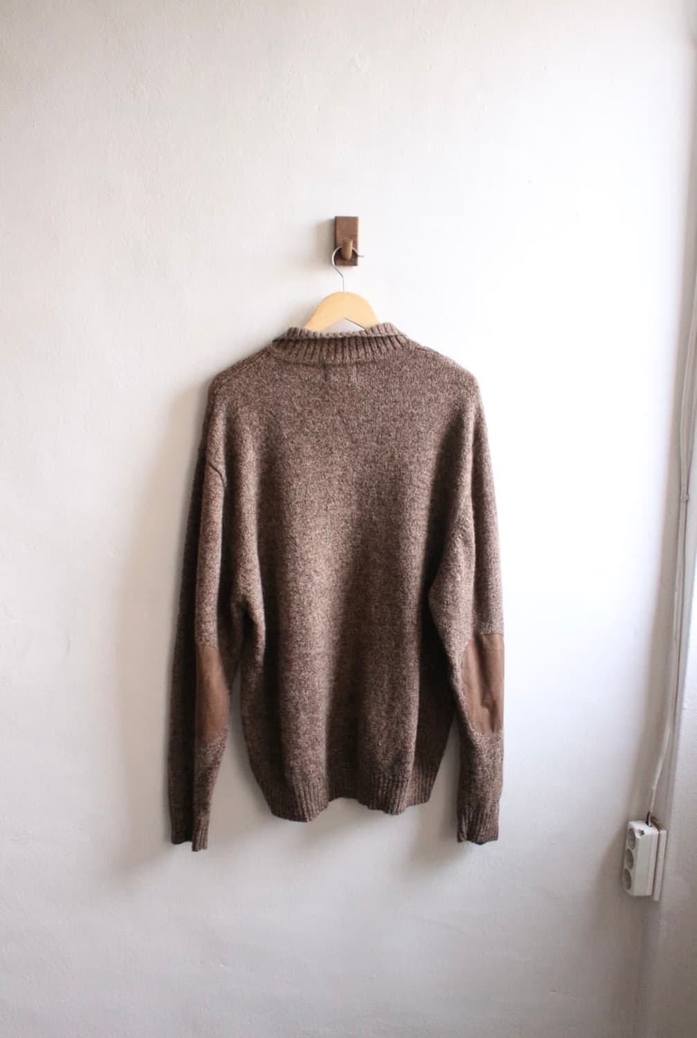 펜들턴 울 니트 폴로 스웨터 (엘보 레더 패치) XXL 상품이미지2