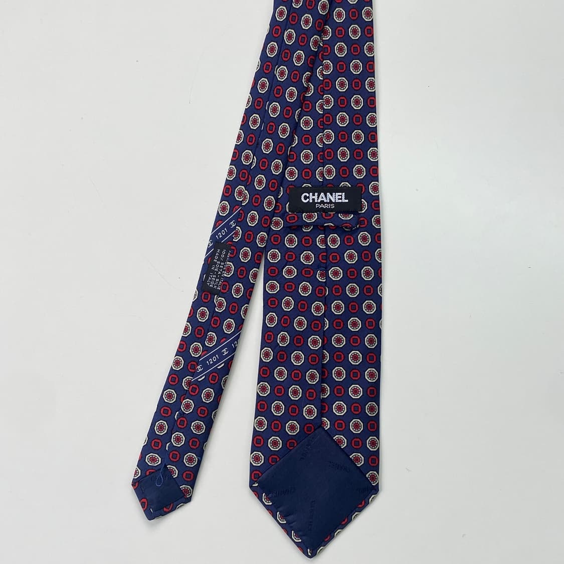 샤넬(CHANEL) 심플로고 명품 정품 넥타이8.1cm 상품이미지2