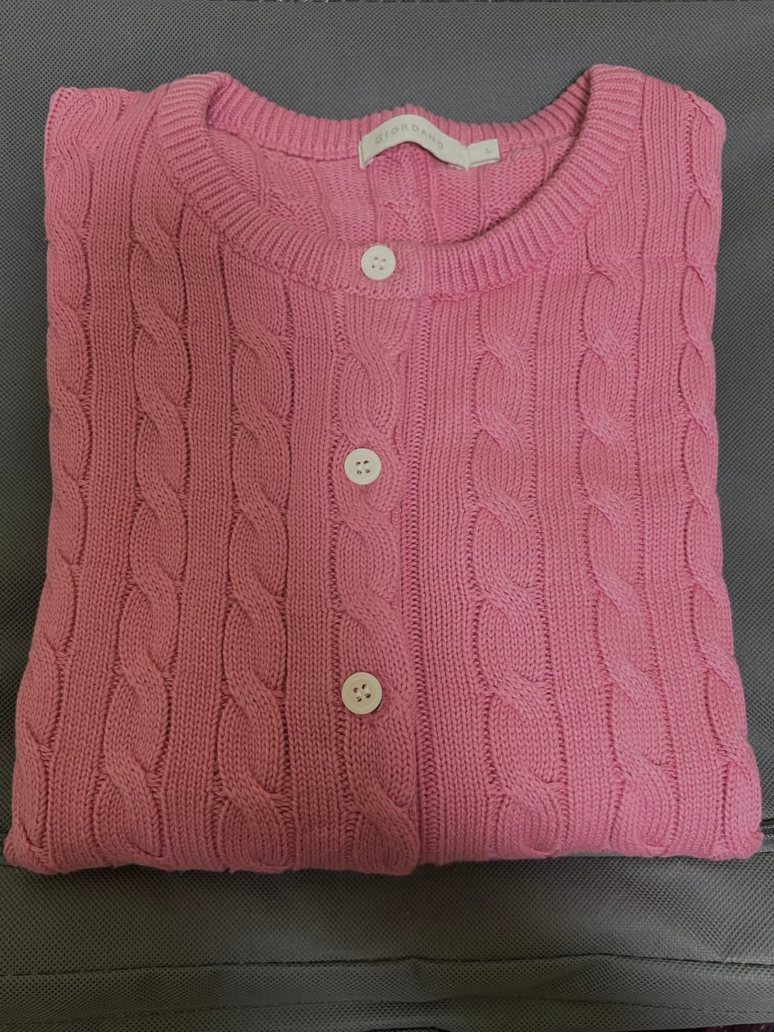 지오다노 케이블 가디건 상품이미지5