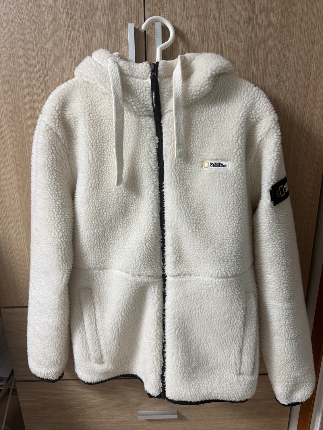 내셔널지오그래픽 뽀글이 후드집업 M 상품이미지1