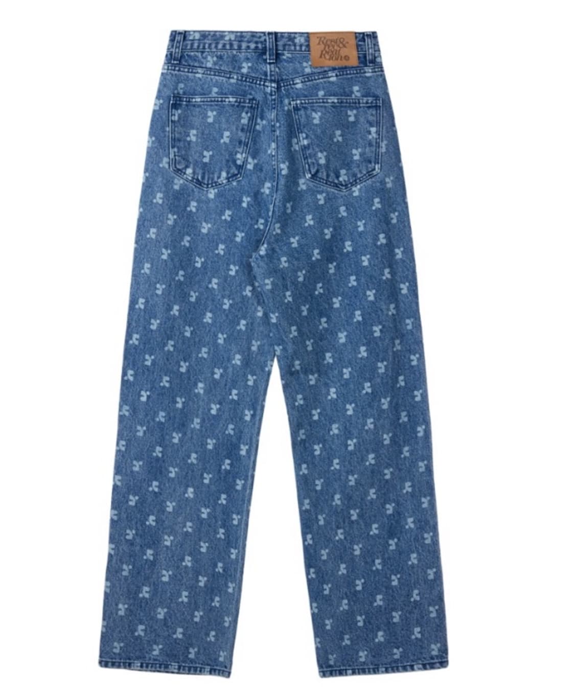 RR PRINTED DENIM PANTS - BLUE 사이즈 M 상품이미지2
