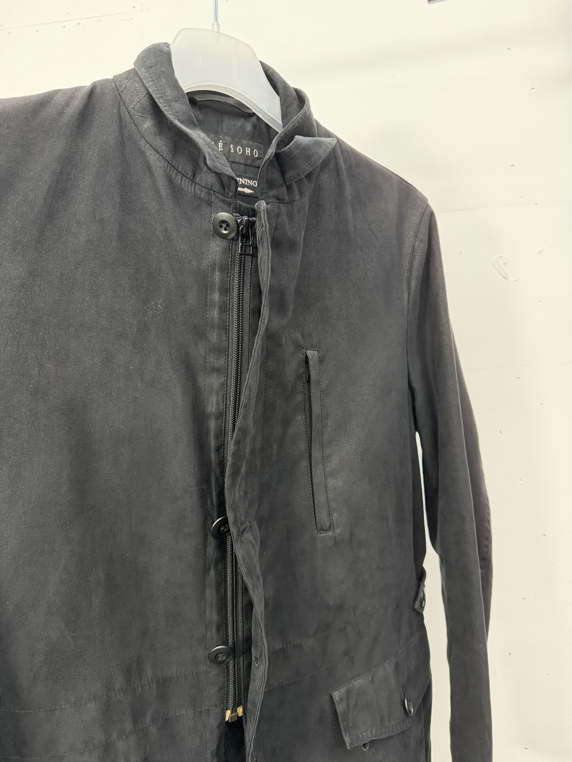 CAFÉ SOHO Coated Zip Blazer 상품이미지8