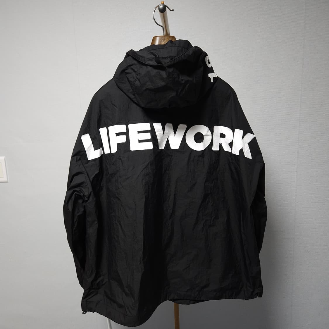라이프워크 홑겹 여름 오버핏 후드 바람막이 상품이미지1
