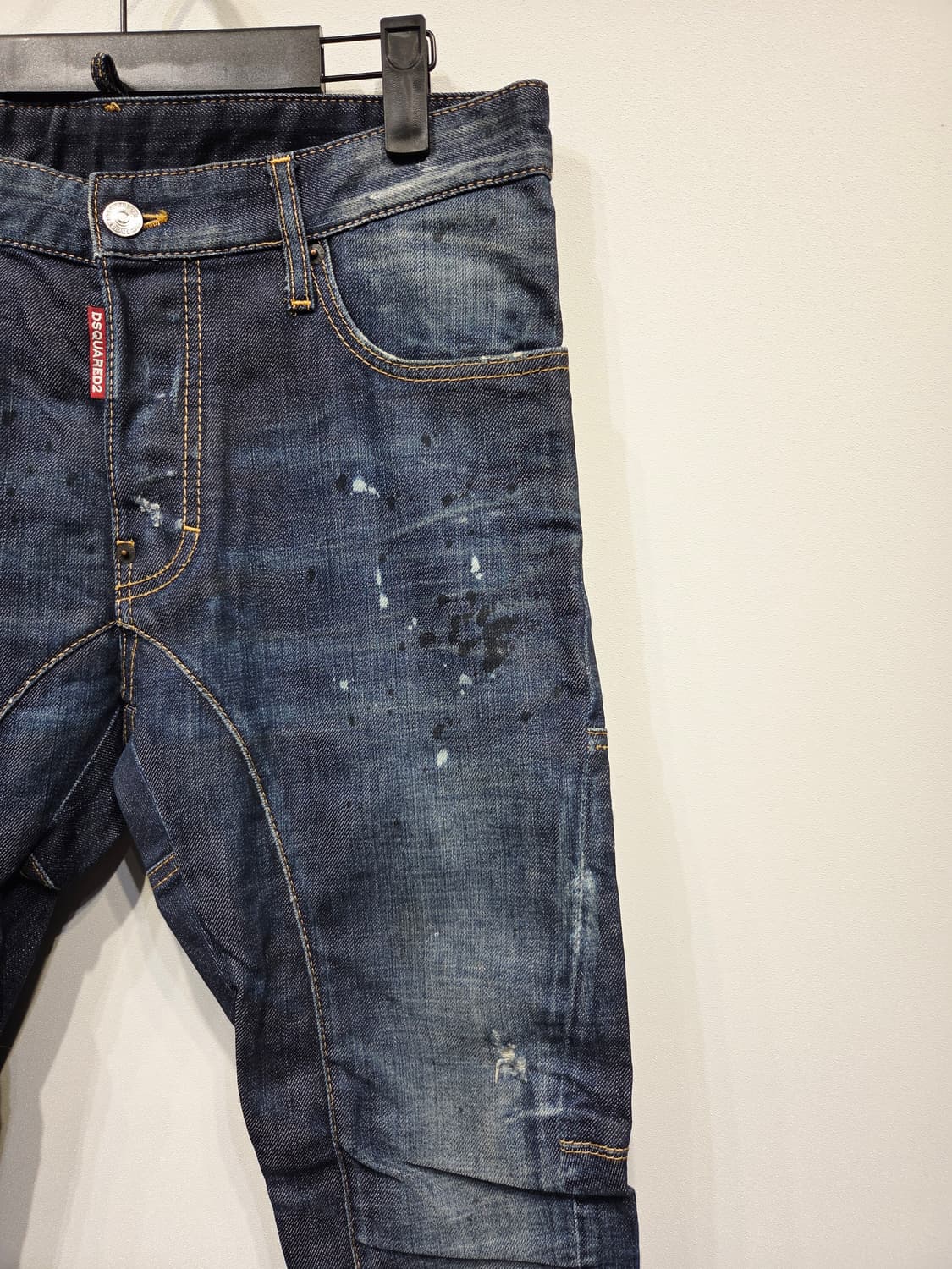 디스퀘어드2. 남자 바이커진 데님 팬츠_44 상품이미지3