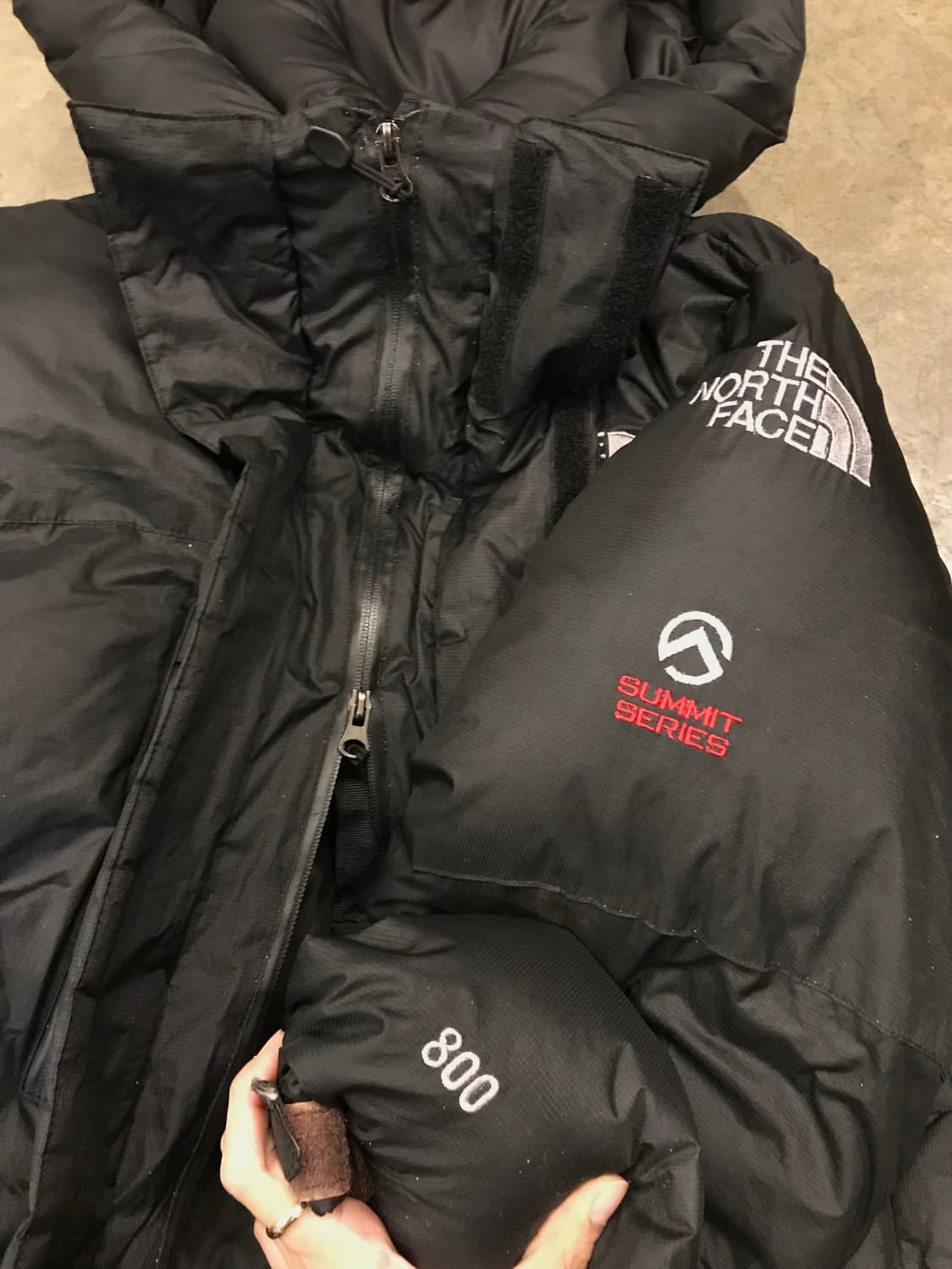⭐️ 노스페이스 써밋 윈드스토퍼 히말라야 구스다운 패딩 상품이미지6