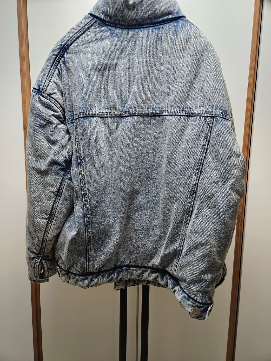 인터섹션 패디드 데님 자켓 패딩 0사이즈 상품이미지5