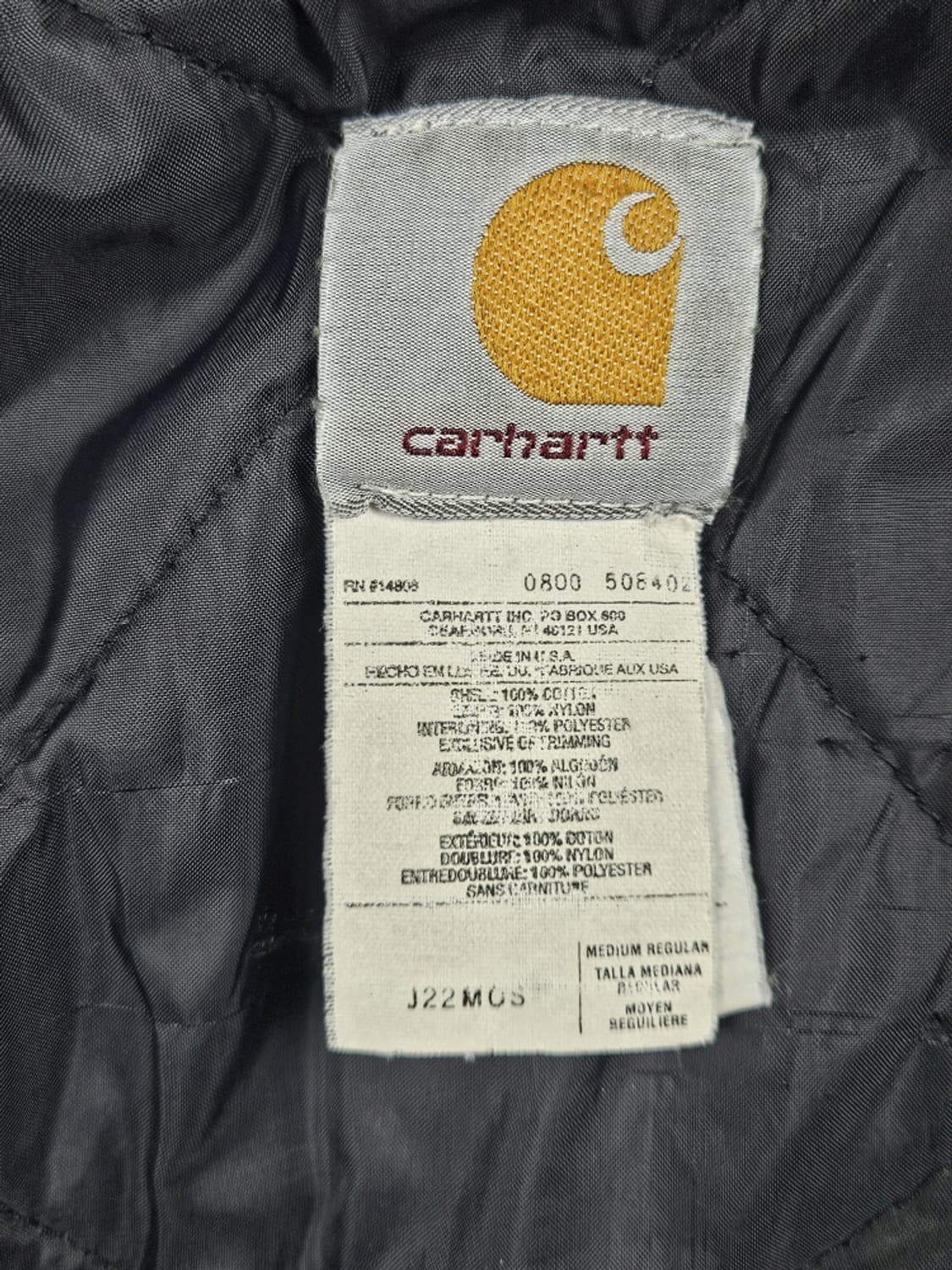 칼하트 J22 캔버스 디트로이트 워크 자켓 ( M ) / 10145 상품이미지8