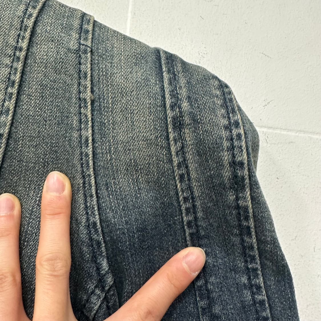 빈티지 y2k 멀티지퍼 데님자켓 상품이미지8