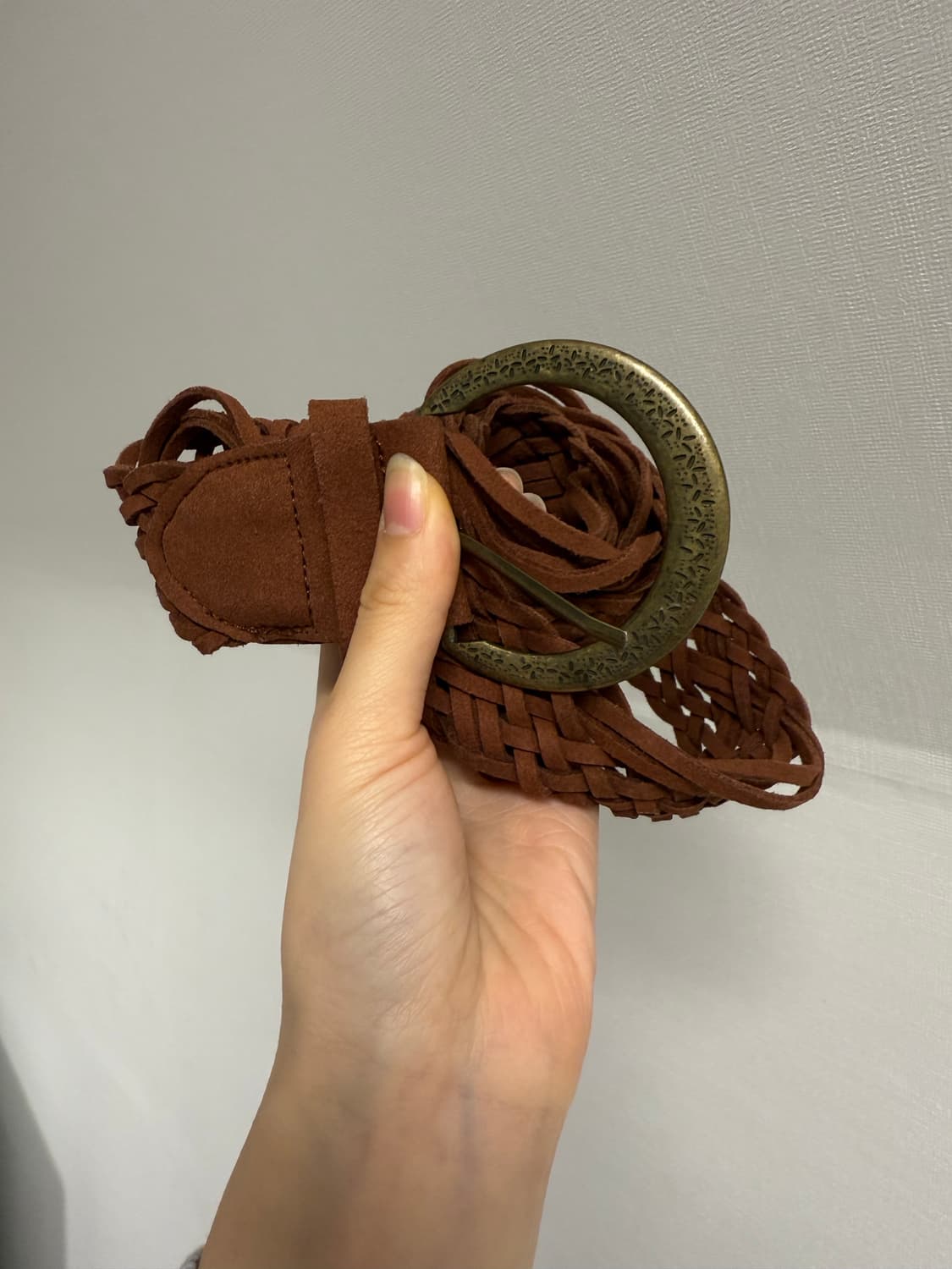 빈티지 브라운 보헤미안 벨트 상품이미지3