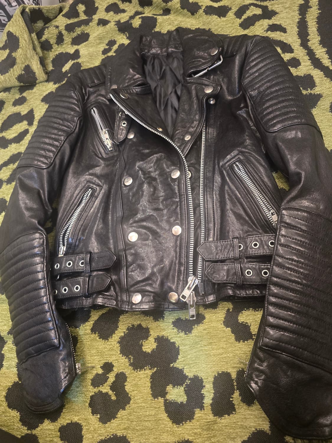 버버리 프로섬(Burberry Prorsum) 레더 바이커 염소가죽 재킷 상품이미지2