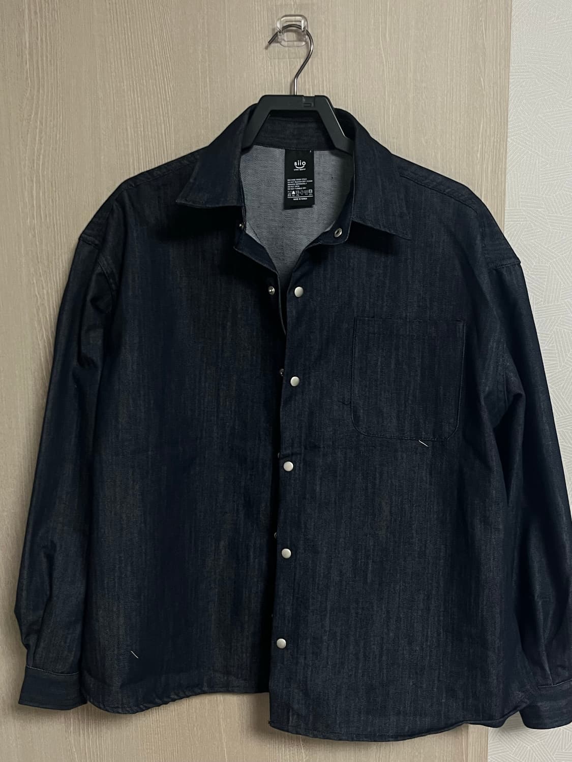 [새상품] 오버핏 진청 데님 자켓 셔츠 상품이미지2