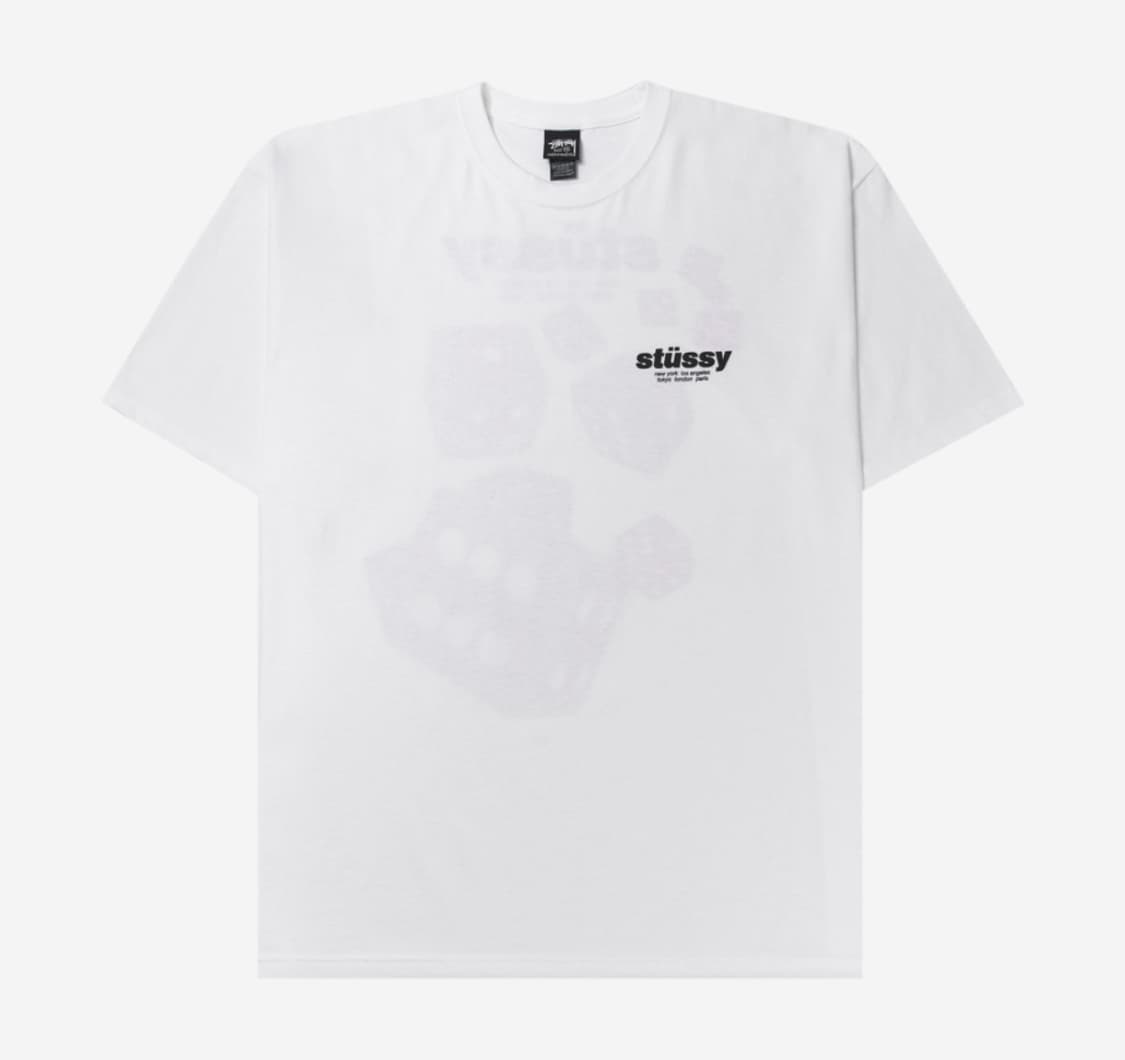 [XXL] 스투시 롤러스 티셔츠 화이트 상품이미지2