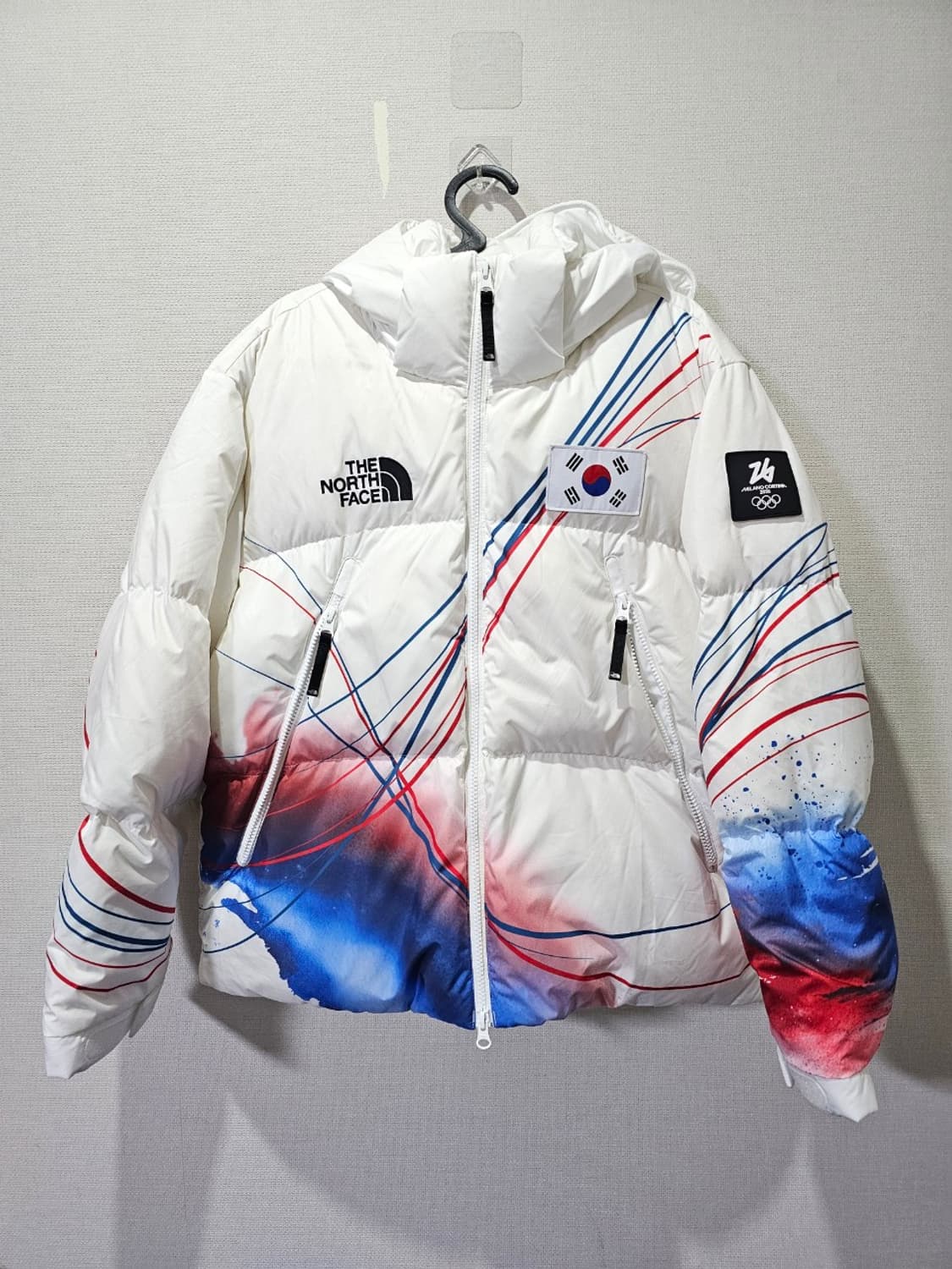 노스페이스 밀라노 올림픽 팀코리아 국대 패딩 90 / S 상품이미지1