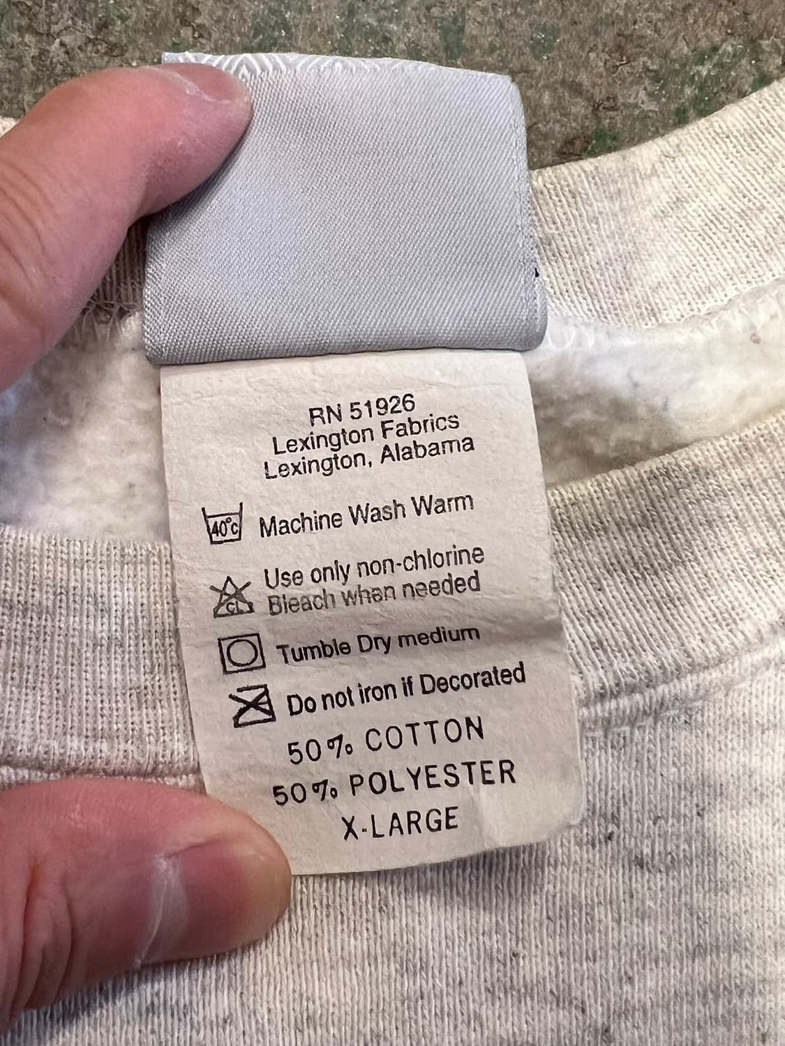 90's [XL] 플래닛할리우드 올란도 맨투맨 USA 메이드 빈티지 스웻 상품이미지8