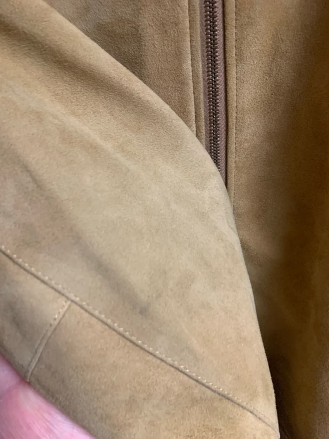 3 ) niuhans 뉘앙스 스웨이드 자켓 봄버 상품이미지5