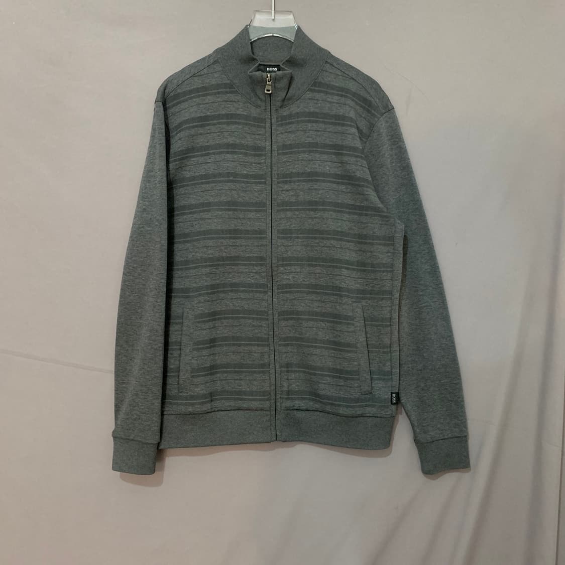 M BOSS 휴고 보스 스트라이프 니트 집업 가디건 자켓 상품이미지1