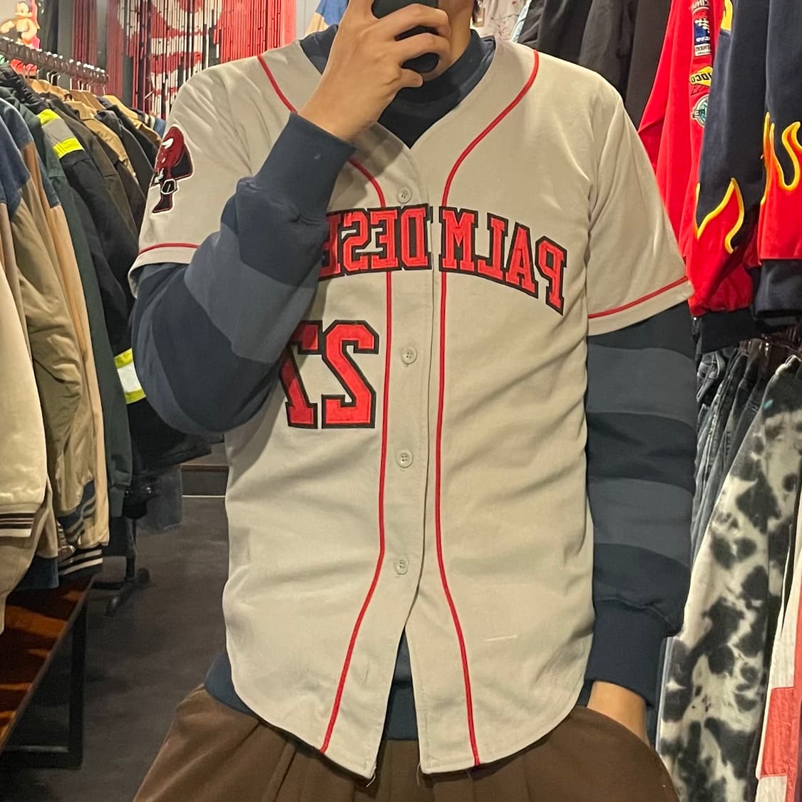 [IM] PALMDESERT KATO No.27 그레이 반팔져지 상품이미지3