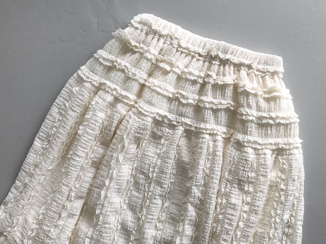 lace frill skirt 상품이미지2