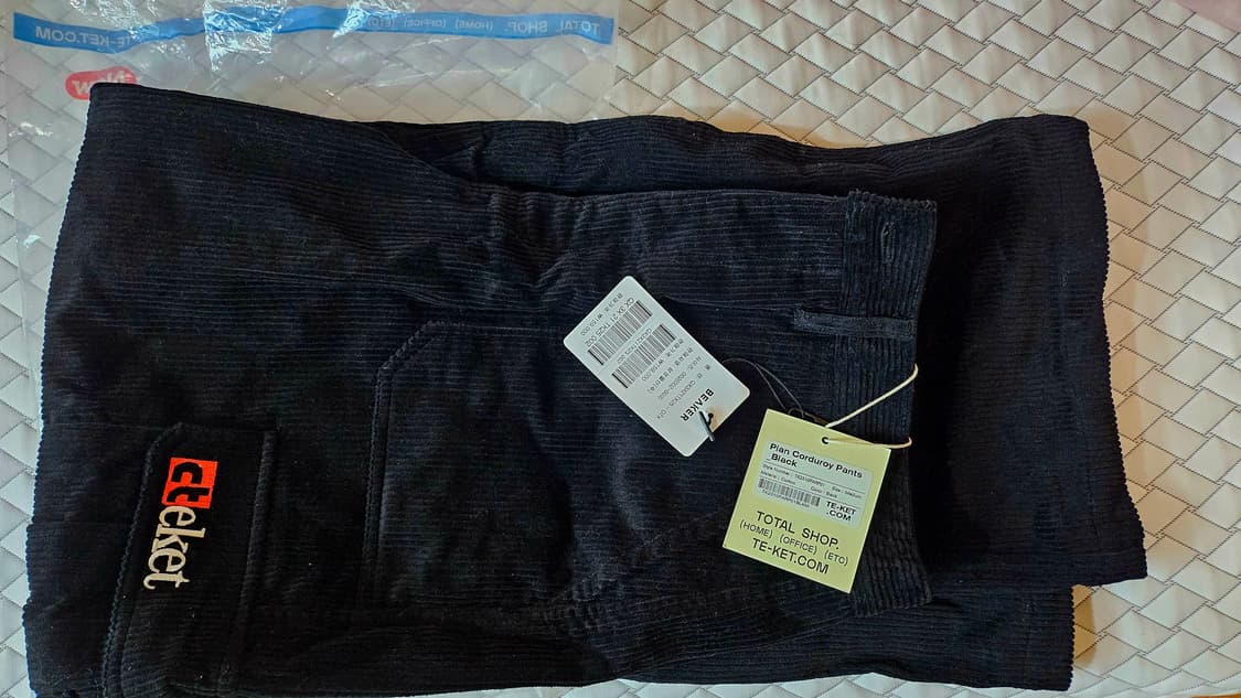 새상품) 테켓 바지 plan corduroy pants M사이즈 상품이미지5