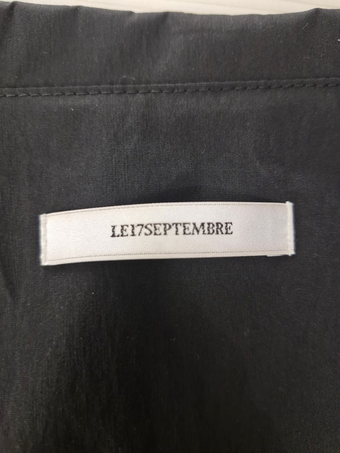 르17셉템버 오픈카라 셔츠 블랙(F) 상품이미지6