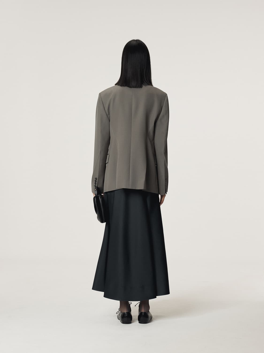 렉토 RECTO 카라리스 싱글 자켓 그레이 상품이미지6