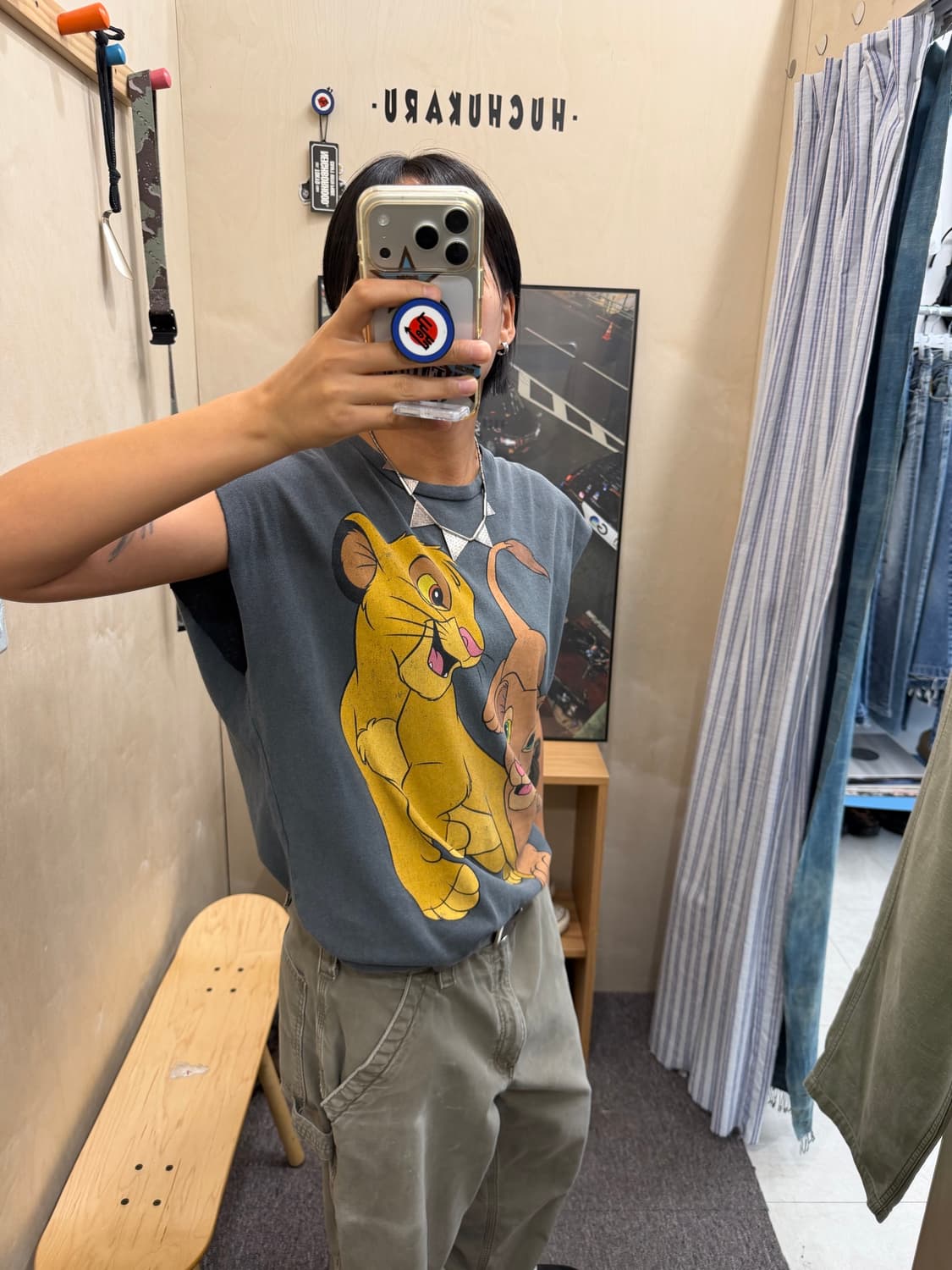 Lion King cutting sleeveless  상품이미지6