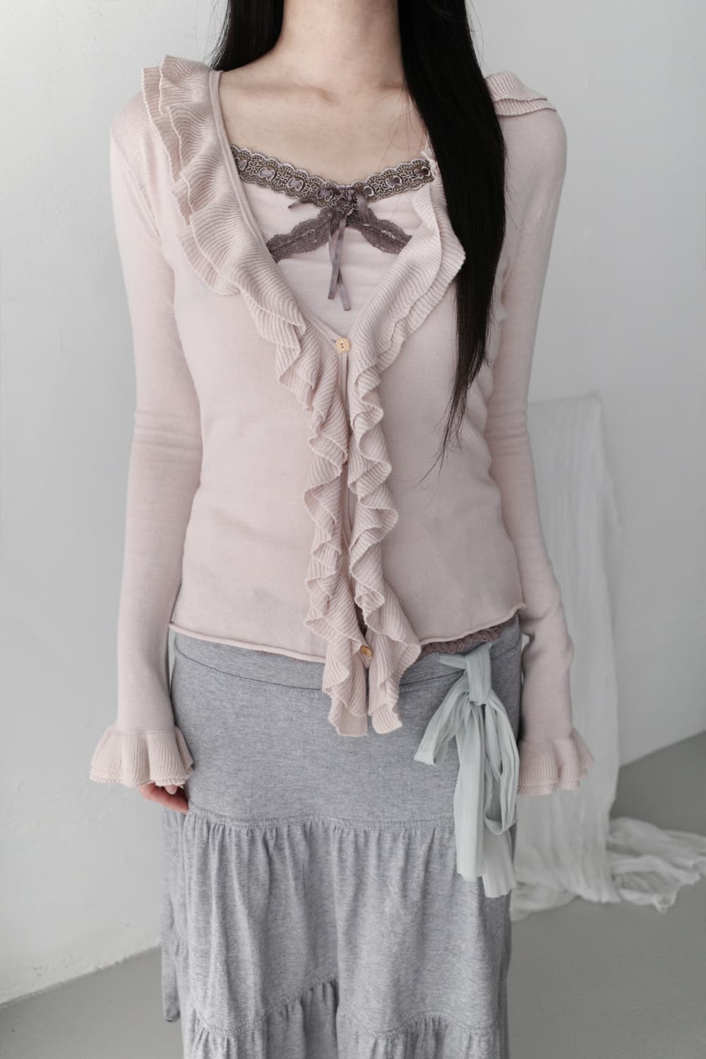 frill cardigun 상품이미지7