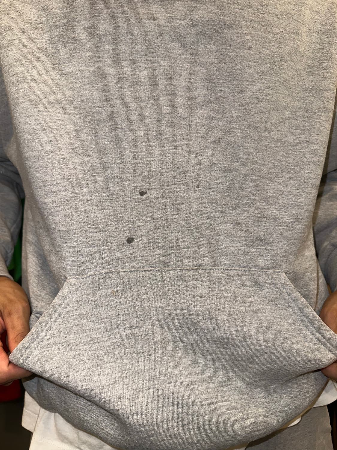 90‘s Russell Athletic grey hoodsweat 상품이미지5