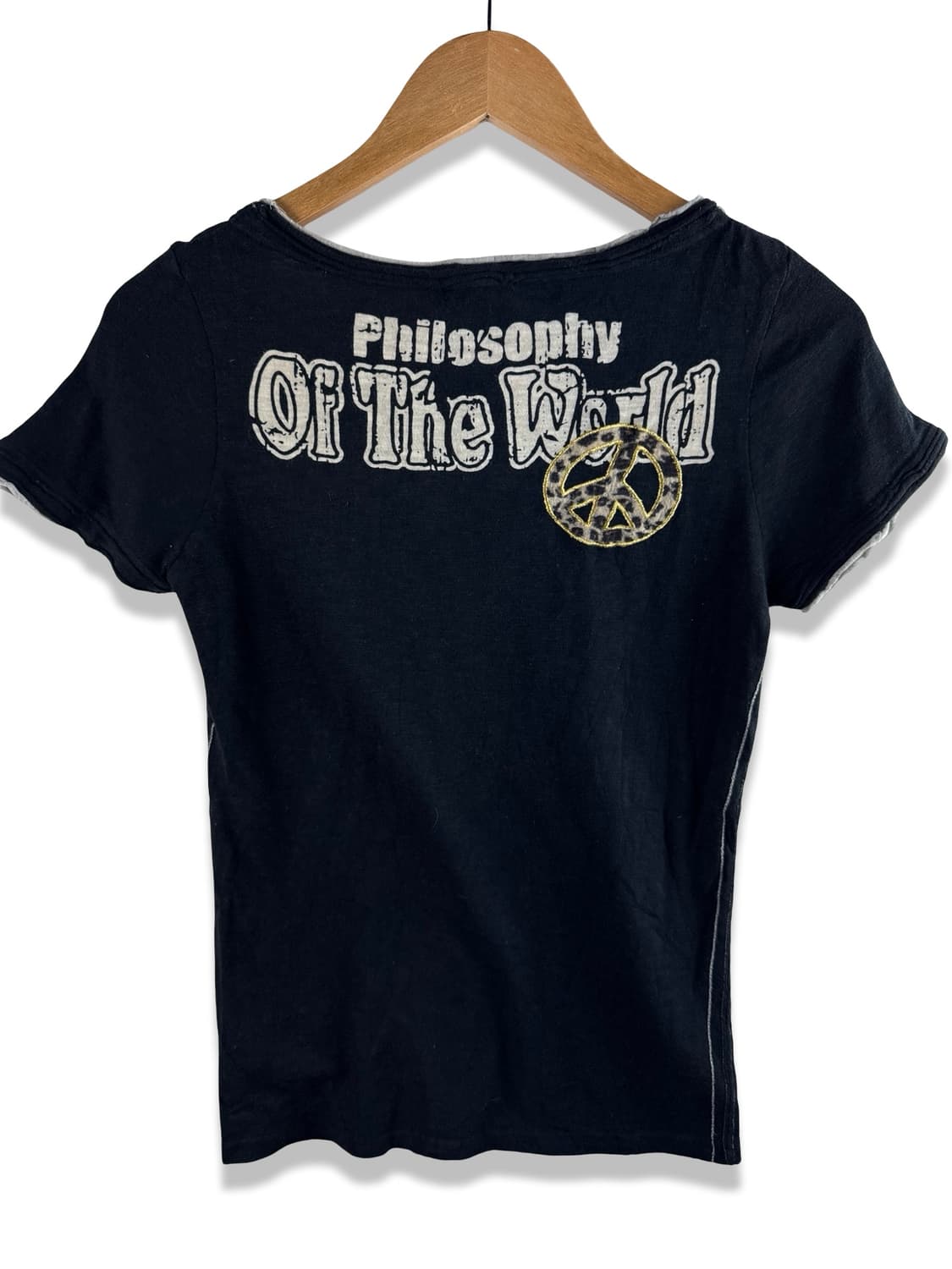 JPN 갸루 Y2K 레이어드 반팔티2370 상품이미지2