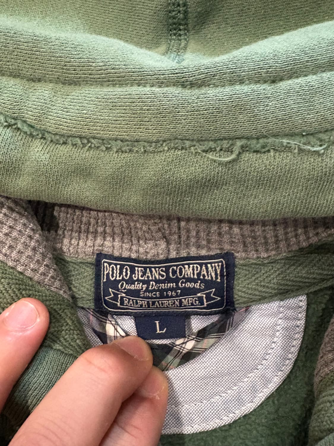 폴로 진스 헤비 후드집업 상품이미지4